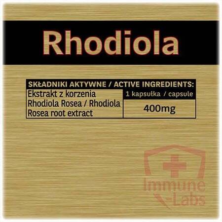 Immune-Labs Rhodiola 400mg 120 kapsułek