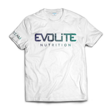 T-Shirt Evolite Nutrition Ultra White Size S